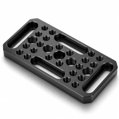 ZAICOLER Käseplatte, Aluminiumlegierung Quick Extender Pro Blitzschuhhalterung mit Stromlinienförmigem Design für DSLR-Kamera