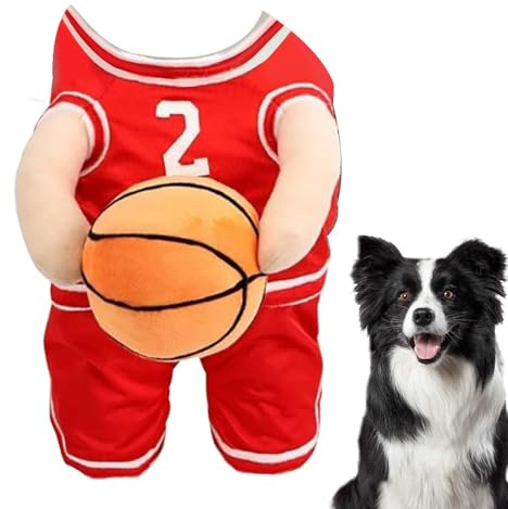 Kostüm Für Hunde Basketball, Hunde-Basketball-Kostüm Mit Ball, Hunde-Halloween-lustiges Basketball-Hundekostüm, Hunde-Outfit, Hundekleidung Für Kleine Hunde, Mittelgroße Hunde, Große Hunde