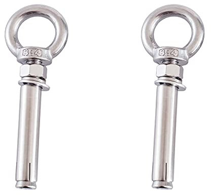 Tasselli di espansione in metallo, occhiello di espansione, vite ad anello di ancoraggio, occhielli (M10 x 250 mm)