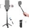 NEEWER Selfie Stick mit abnehmbarem Bluetooth Fernauslöser, leichtes, faltbares Reisestativ für iPhone, 360° Telefonhalterung, Cold Shoe für YouTube/TikTok Vlogs Live Streamin Fotografie Schwarz, P15