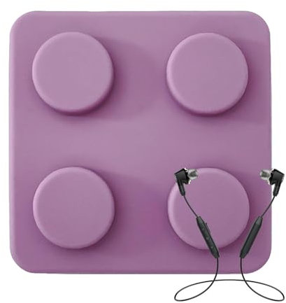 Avvolgicavo per auricolari, organizer per cavi in silicone riutilizzabile, supporto per auricolari, caricatore USB, per riporre i cavi e le cuffie con cavo, borsa da viaggio,