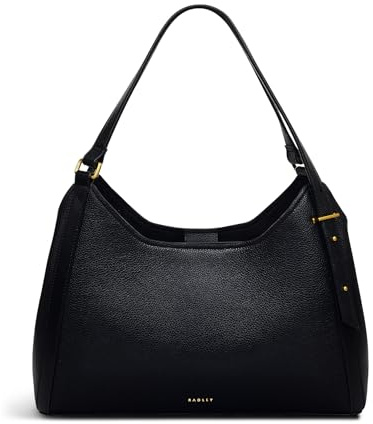 RADLEY London Clarendon Row Women's Leather Medium Ziptop Top Handle, Black