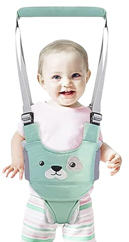 Lauflernhilfe für Babys, mit Haltegurt, atmungsaktive Halterung für Kinderwagen und Wanderer, für 6 bis 36 Monate
