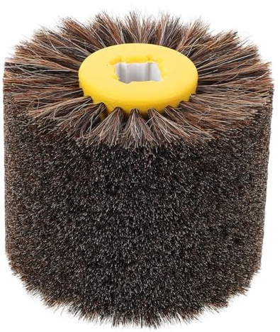 Operitacx Roue de Polissage Crin de Cheval Tampon pour Touret et Perceuse Brosse Nettoyage et Accessoire Polyvalent Compact