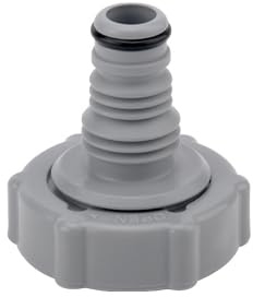 CXWFLM P6H1419 Ablassventil Ø32mm – Pool Entwässerungsadapter, Schlauchadapter & Anschlussadapter, Ersatz Ablassventil für Pools, Grauer Adapter zum Ablassen von Wasser