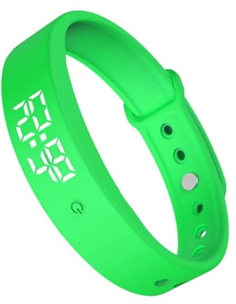 yuchdzexu Vibrierender Handgelenk-Wecker, vibrierender Wecker, leiser Timer, 3 Alarme, täglicher Organizer, Timer, Wassertrinkerinnerung, Medizin-Erinnerung, Toilettentraining