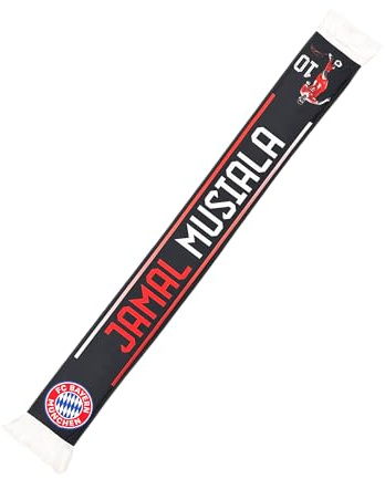 FC Bayern München I Schal Jamal Musiala I Fanschal I Stadionschal I Schwarz