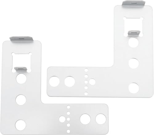2 Pieces Dishwasher Mounting Bracket, Fixing Kit Compatible with Bosch, Neff, Siemens Dishwashers - Original Code 00170664 - Integrated Door Hinge Fixing Kit