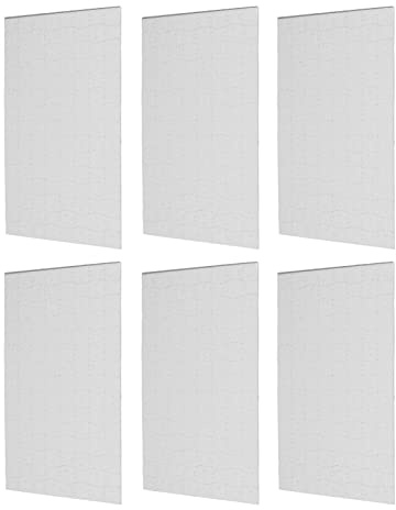 Aolidsive 10 Sets Blanko-Puzzle, A4-Format, 20 X 29 Cm, 120 Teile, Sublimations-Wärmeübertragung, mit Individuellen Mustern für Feiertage, Festivals, Halloween