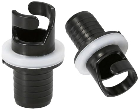 KbouZgxa 2 Stücke Schlauchboot Zubehör Ventil Adapter, Sup Adapter Luftpumpenadapterset für Kajak und Schlauchboot, Luftpumpe Aufsätze Ventilstecker für Outdoor Aktivitäten und Wassersport