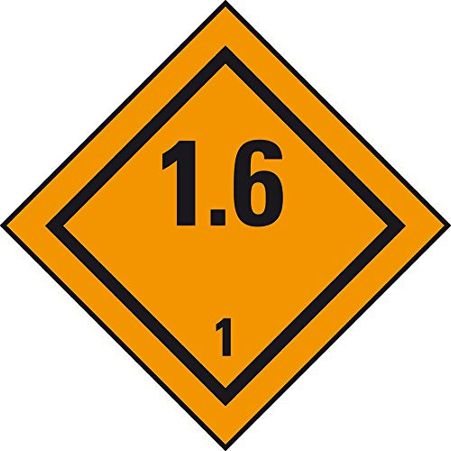 LEMAX® Verpackungskennzeichen Kl.1.6 Explosiv,Haftpapier,permanent,50x50mm,1000/Rolle