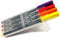 Staedtler Lumocolor permanent F Folienstift 4er Set (4 x 4 x F | permanent | gelb orange, rot und lila)