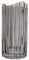 PEPAXON Vase en Verre Lourd Vase Transparent Vase cylindrique Décoration de Table