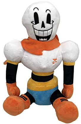 Anjinguang Sans Papyrus Plüsch Niedlich Plüschtier Plüschpuppe Spielzeug Geschenk für Geburtstag Kinder Cosplay Kissen Geschenk Kissen