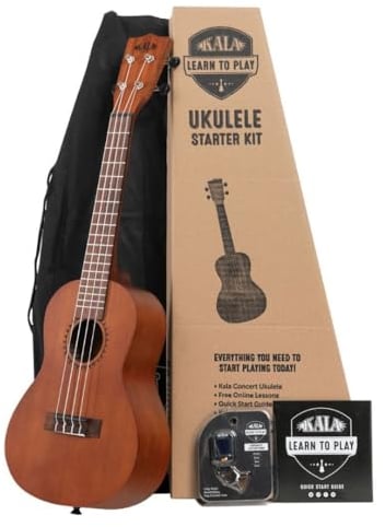 KALA KALA-LTP-C Learn To Play Concert Ukulele Starter Kit