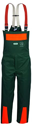 Watex Schnittschutzlatzhose Schnittschutzhose Forsthose Forest-Jack, gr?n/Leuchtorange