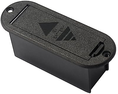 Uonlytech phares Guitare boitier Pile 9 Volts Batteries boîtier de Support de Batterie Pile Basse 9v Récupérer Compartiment des Piles boîte de Rangement La Batterie Boîtier de Batterie