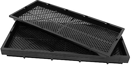CIMAXIC 5 Pièces Plateau De De Pots pour Plantes Choux Engrener Hydroponique Matière Première Plastique Faire Tourner Pot De
