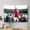 England Vs Germany 1966 World Cup Finals Stretched Canvas Wall Art Picture Print Gift For England Football Fans Home Office Hotel Pub Decoration (M: 61cm X 41cm)