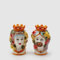 EDG Enzo De Gasperi Vase Kopf Sicily H 15 cm für Sie oder Ihn, 1 Stück, mehrfarbig
