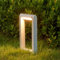 topmo-plus eclairage exterieur Blanc lampadaire potelet strom luminaire exterieur sur pied terrasse pelouse Orientable 12W LED SMD blanc chaud 40cm
