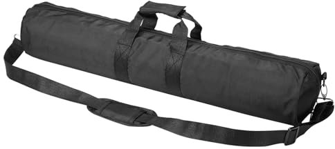 PATIKIL Tripod Carrying Case, 27.6 x 5.1 Heavy Duty Nylon Padded Tripod Bag with Adjustable Shoulder Straps and Handles for Light Stands Umbrellas tripods mic Speaker Stand, Black