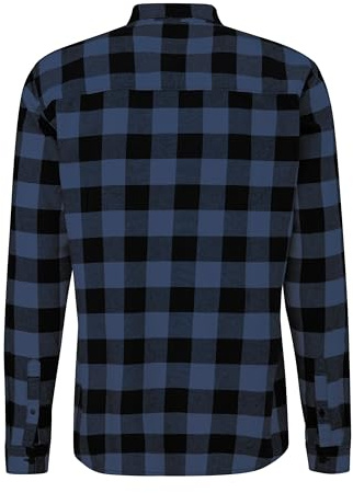 QS Regular Fit: Flanellhemd mit Kentkragen