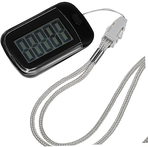 ibasenice Podómetro Cordón para Caminar Clip para Adecuado para Personas Mayores para Actividad Física y Fitness Diseñado para Mujeres