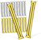 ABOOFAN 24pcs Inflatable Cheering Sticks Bright Color Team Spirit Rods for Sporting Events Concerts and Parties Quick Inflation Lightweight Easy to Carry