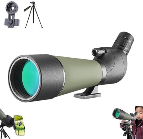 Bosco C9 Fernglas,Bosco Hd-7 Spektiv Mit 25-75x80 Mm Zoomobjektiv,Spektiv Für Wildtierbeobachtung,für Zielschießen,Jagd,Vogelbeobachtung,Mond,mit Stativ, Tragetasche Und Smartphone-Adapter-B