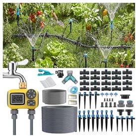 TRJZWA Sistema di Irrigazione Automatica con Computer a 2 Uscite per Serra