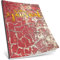 3 Jahres Journal: Ca. A4-Format, 190+ Seiten, Vintage Softcover • Dicker Jahresplaner, Tagebuchkalender, Buchkalender, Tagesplaner • ArtNr. 47 Red Grunge Wall • Ideal als Geschenk