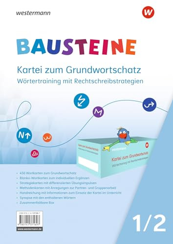 BAUSTEINE Zusatzmaterialien Ausgabe 2021: Kartei zum Grundwortschatz 1/2