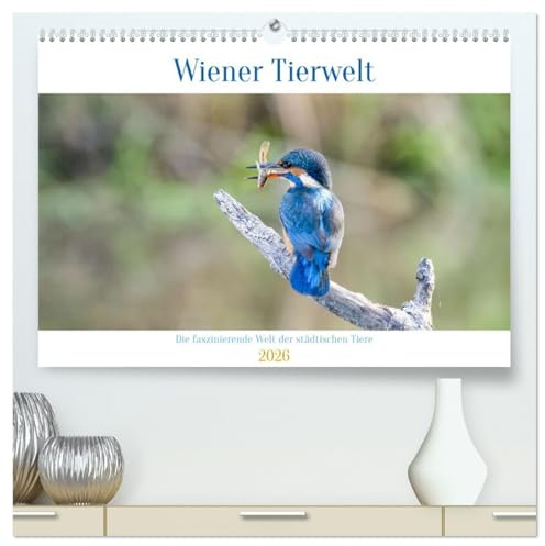 Wiener Tierwelt (hochwertiger Premium Wandkalender 2026 DIN A2 quer), Kunstdruck in Hochglanz: Die faszinierende Welt der städtischen Tiere Wiens (CALVENDO Tiere)