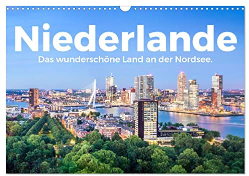 Niederlande - Das wunderschöne Land an der Nordsee. (Wandkalender 2026 DIN A3 quer), CALVENDO Monatskalender: Tauchen Sie ein in die außergewöhnliche Welt der Niederlande. (CALVENDO Orte)