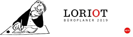 Loriot Büroplaner - Kalender 2019