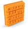 Zoku Unisex Cheers and Salute Ice Cube Tray, Orange