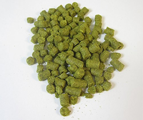 Brewferm 100 g di pellet di luppolo T90, varietà Hallertauer, perla per birra e per estratti freddi, contenuto di acido alfasico 6,6%