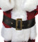 shoperama Schwarzer Weihnachtsmann Gürtel aus Kunstleder mit goldener Schnalle 150 cm Nikolaus Weihnachten Santa