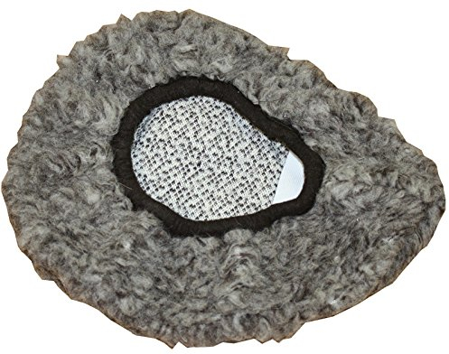 Sonia Originelli Fahrradsitzbezug Schurwolle Gummiriemen Sattel Farbe Braun, Größe 1