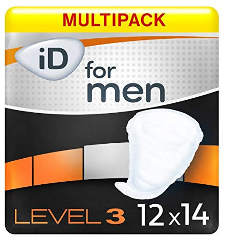 Multipack 12x iD for Men Level 3 (650ml) 14 Pack Incontinence Protection