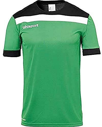 uhlsport Kinder Offense 23 Trikot, grün/Schwarz/Weiß, 116
