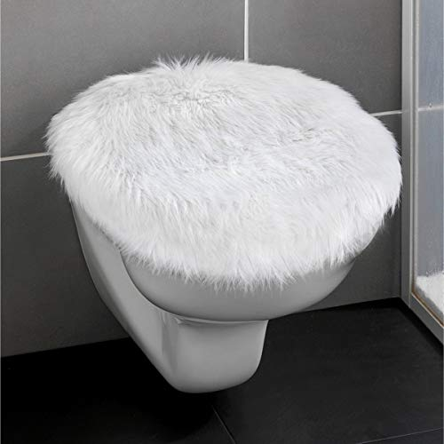 WENKO WC-Sitzbezug Fell-Optik