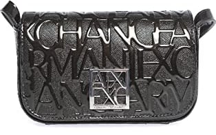 Armani Exchange Damen Liz SMALL CROSSBODY, Schwarz, Einheitsgröße EU