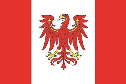 U24 Aufkleber Burg Stargard Flagge Fahne 8 x 5 cm Autoaufkleber Sticker