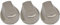 Ufixt Hot-Ari ix Control Knob Switch fits Hotpoint SHS33XS SHS53X SHS53XS UHS53X UHS53XS Oven Cooker Hob (Inox) x 3