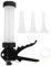 Hemoton Sausage Stuffer Meat Filler Manual Sausage Stuffing Maker with Filling Nozzles Funnel Tube for Home Kitchen Salami Mincer Stuffing Tool