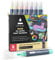 ARTEZA Stylos de peinture à l'huile Pastel, lot de 8, trait de 2,5 mm, plume ronde, large corps, marqueurs à séchage rapide pour la pierre, le bois, le verre et le métal