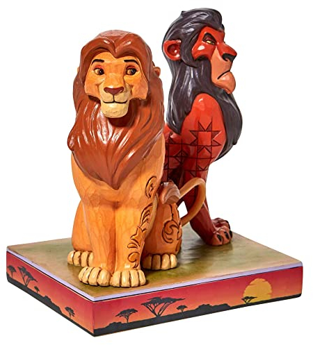 Disney Traditions Simba And Scar Figurine