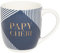 DRAEGER PARIS 1886 | Mug Céramique Bleu Papy Chéri | Cadeau Famille Humour | Anniversaire & Fête Des Grands-Pères | Design Chic 320ml | Coffret Cadeau Édition Limitée | Élégance & Qualité